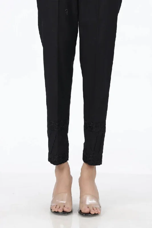 Lakhany 01 Piece Cambric Trousers LSM-T-2522-Black Trousers versatile functional