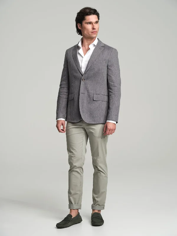 Havana Collection herringbone blazer Women's Luxury Jacket