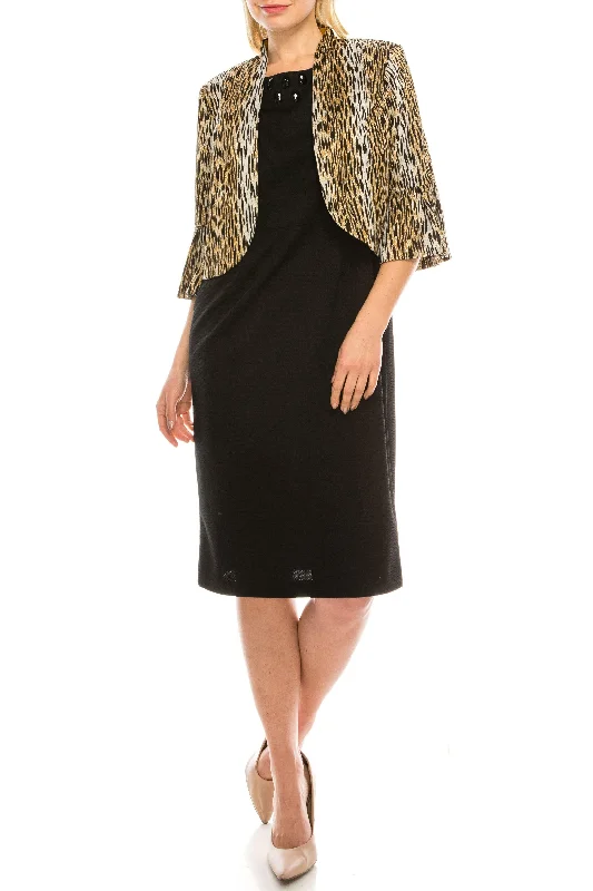 Maya Brooke Short Animal Print 2 Piece Jacket Dress Insulated Jacket Fitted Jacket Loose Jacket Maya Brooke Short Animal Print 2 Piece Jacket Dress Insulated Jacket Fitted Jacket Loose Jacket