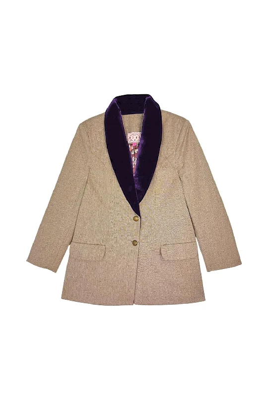 The Smoking Blazer - Latté Women's Unique Blazer