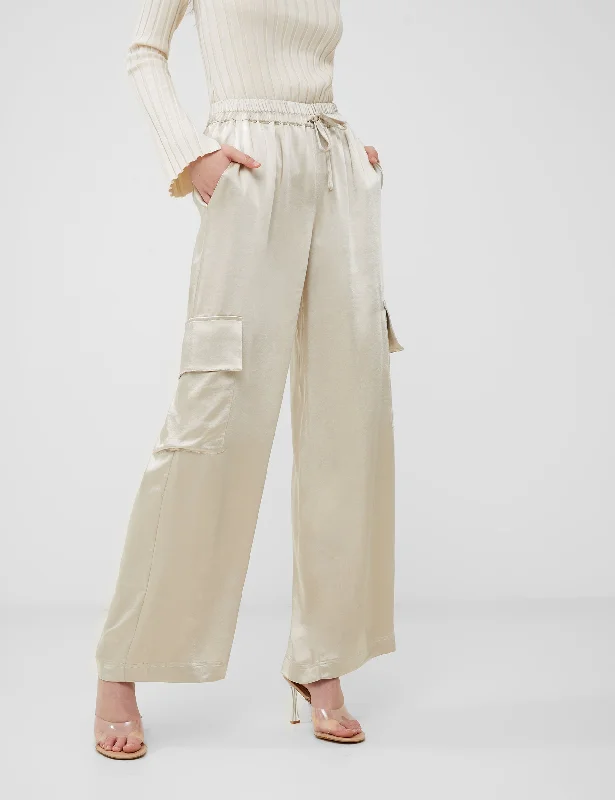 Chloetta Cargo Trouser in Silver Lining Trousers Vintage Classic