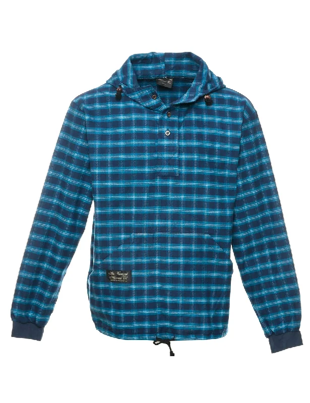 Checked Jacket - L Faux Fur Jacket Real Fur Jacket Shearling Jacket