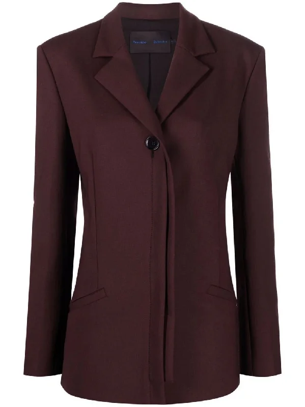 WOOL SUITING BLAZER WITH CROCHET COMBO 502 RAI Cotton Blend Blazer