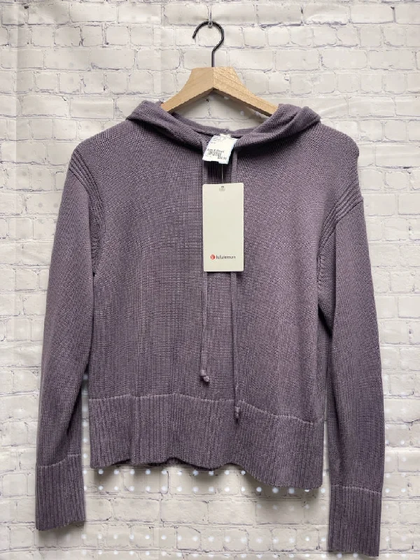 Size X-Small Ladies Purple lulu lemon Sweater Cotton Fabric Linen Fabric Terry Fabric