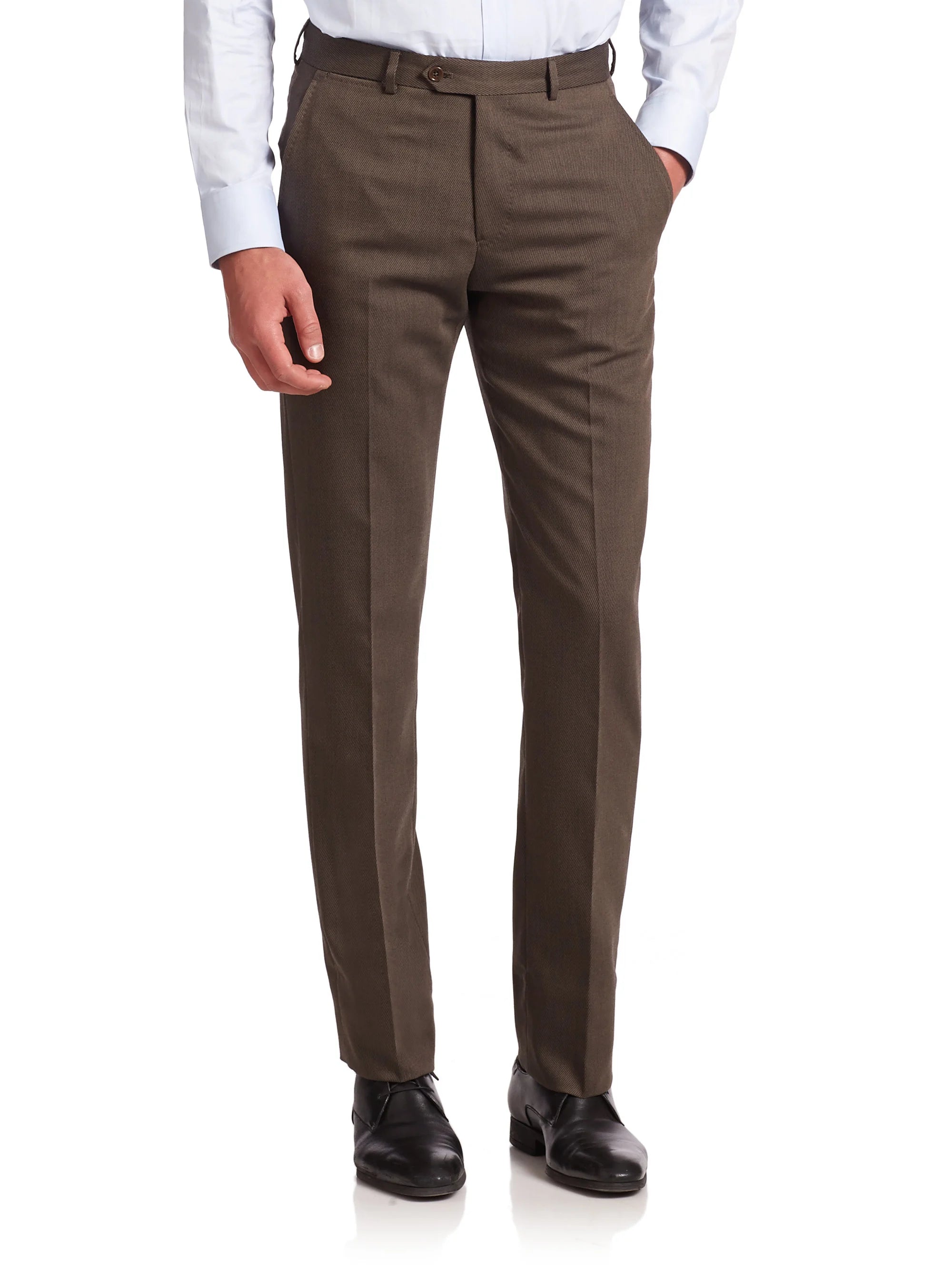 Meyer Bonn PEPITA COTTON WOOL Trousers Trousers Palazzo Wide Leg