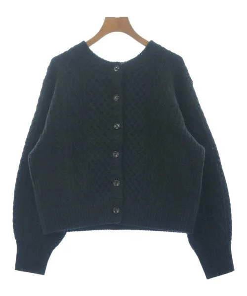green label relaxing Cardigans Denim Fabric Leather Fabric Suede Fabric