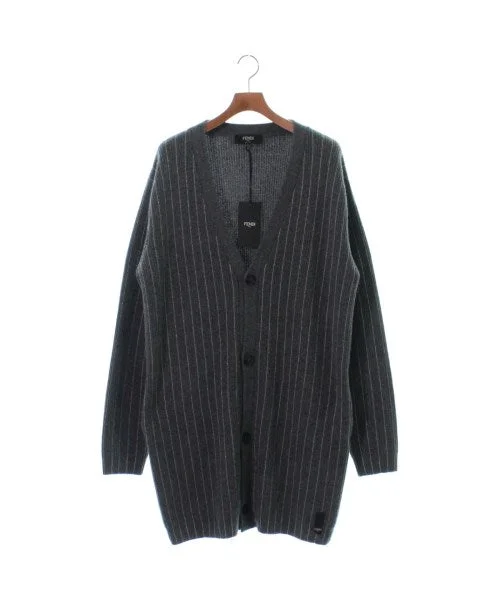 FENDI Cardigans Wool Fabric Cashmere Fabric Tweed Fabric