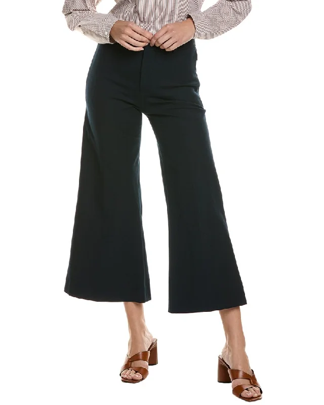 FRAME Denim Le Crop Palazzo Trouser Trousers Culottes Wide Leg