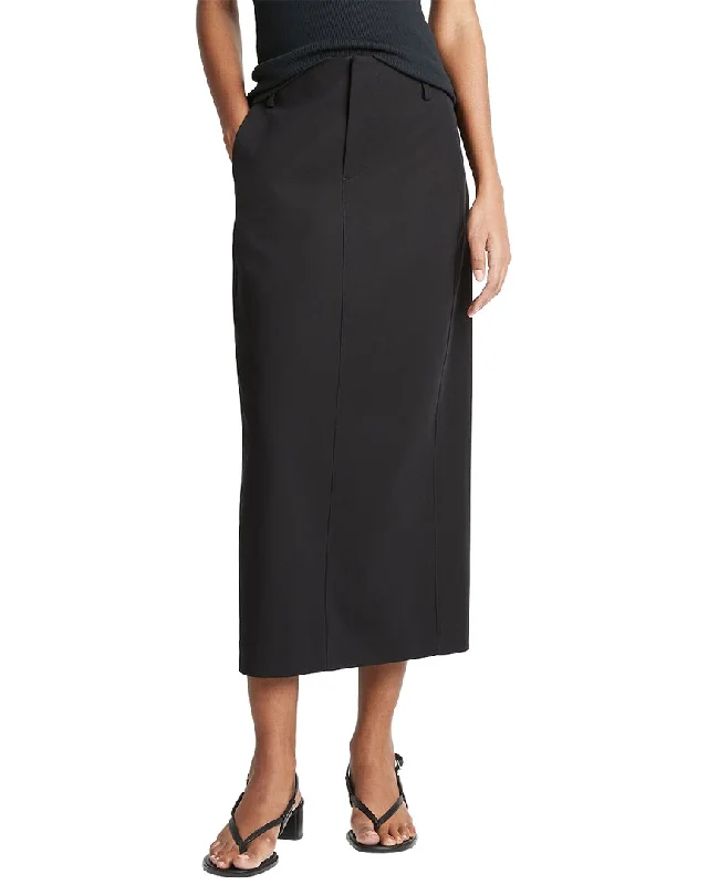 Vince Straight Fit Trouser Skirt Trousers Running Lightweight