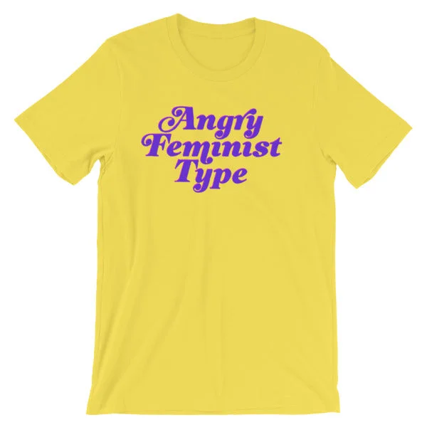 Angry Feminist Type T-Shirt