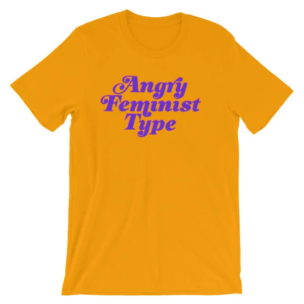 Angry Feminist Type T-Shirt