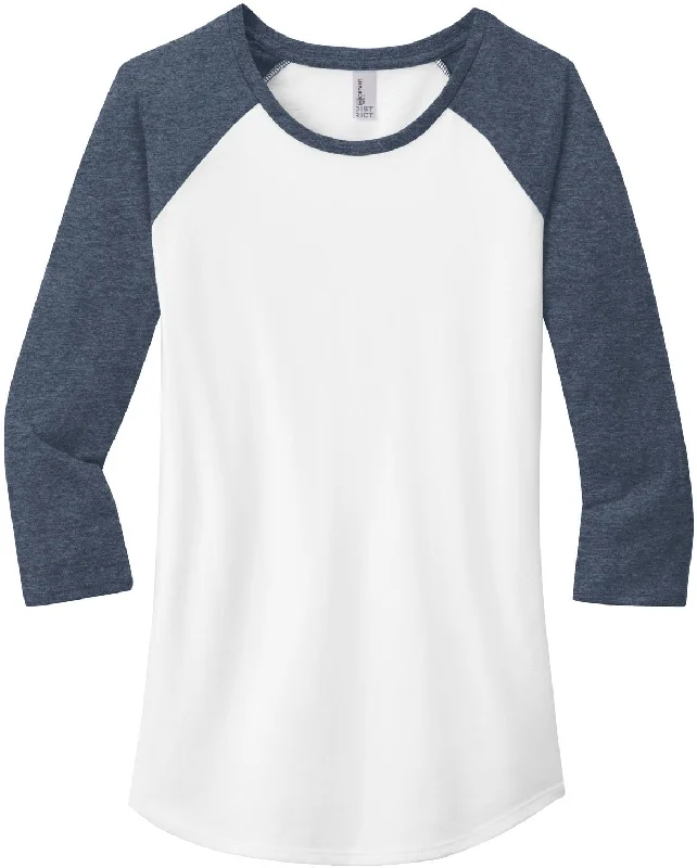 Heathered Navy/White / 3XL