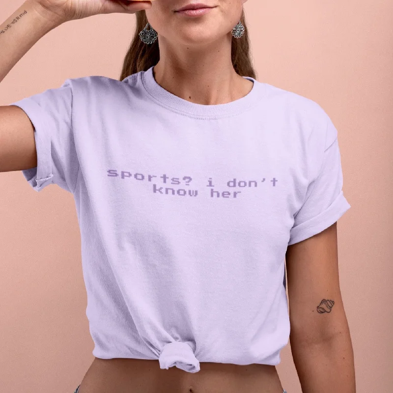 Sports? I Don’t Know Her Short-Sleeve Unisex T-Shirt