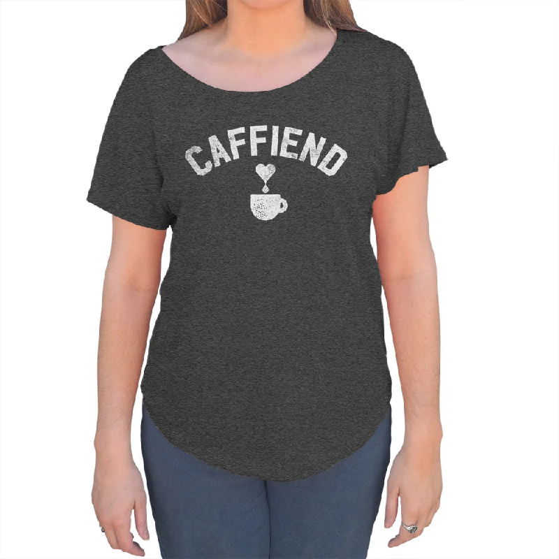 Women's Caffiend Scoop Neck T-Shirt