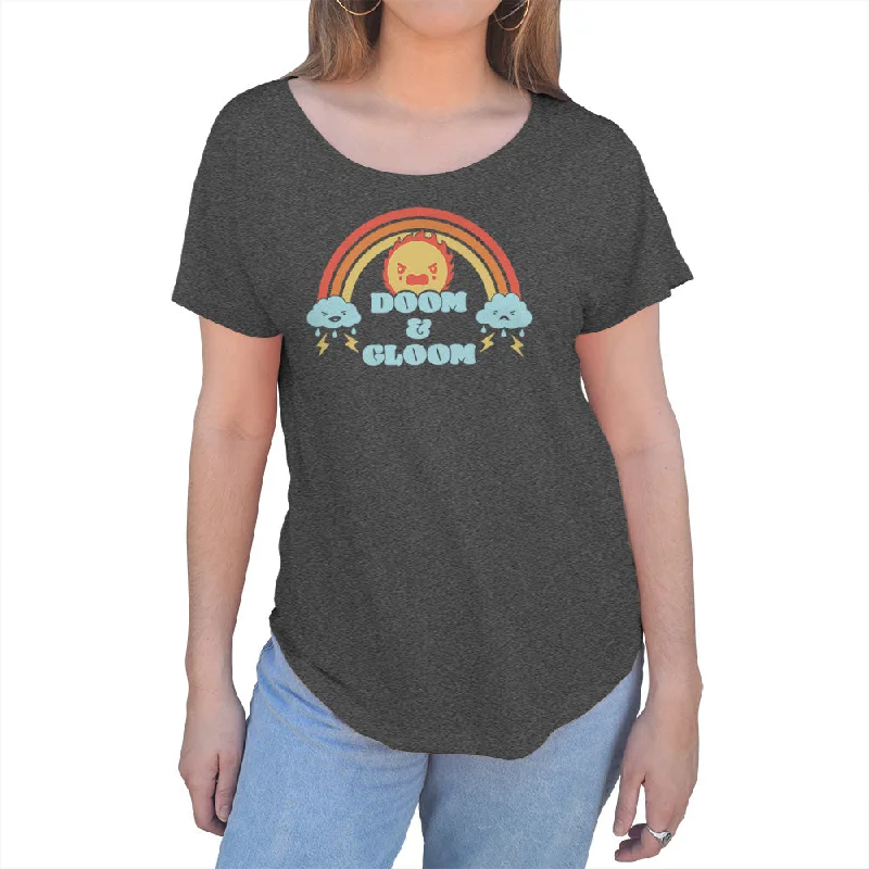 Women's Doom and Gloom Scoop Neck T-Shirt