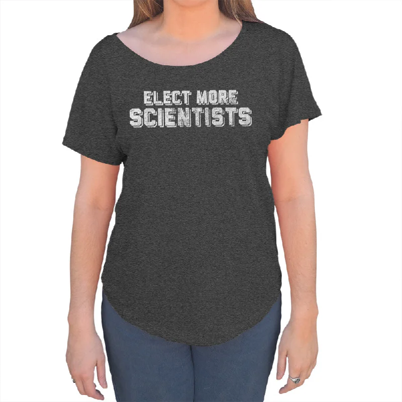 Women's Elect More Scientists Scoop Neck T-Shirt