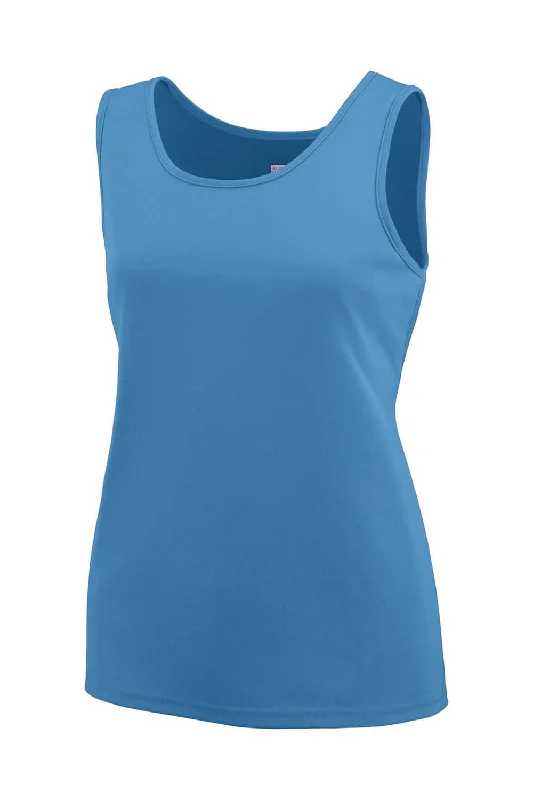 Augusta Sportswear Womens Training Moisture Wicking Tank Top - Columbia Blue