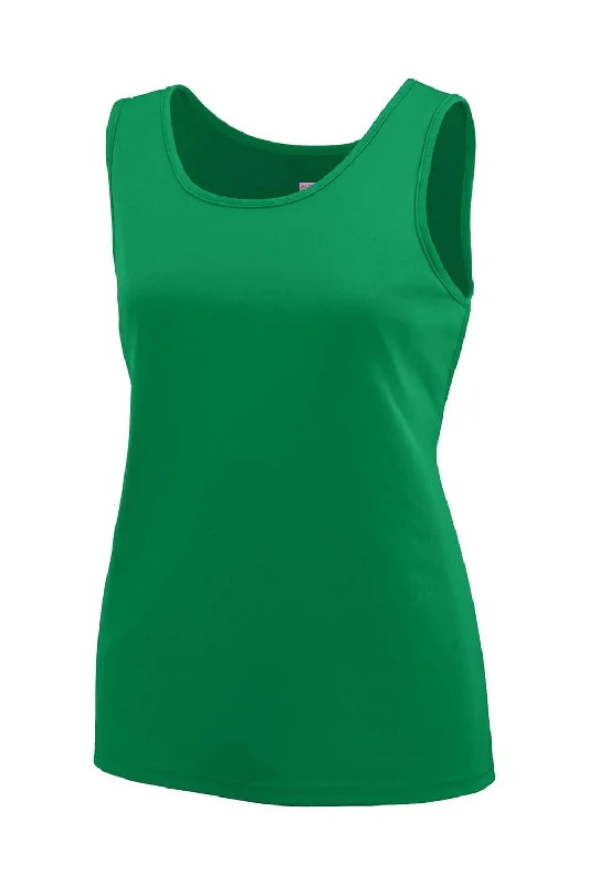 Augusta Sportswear Womens Training Moisture Wicking Tank Top - Kelly Green