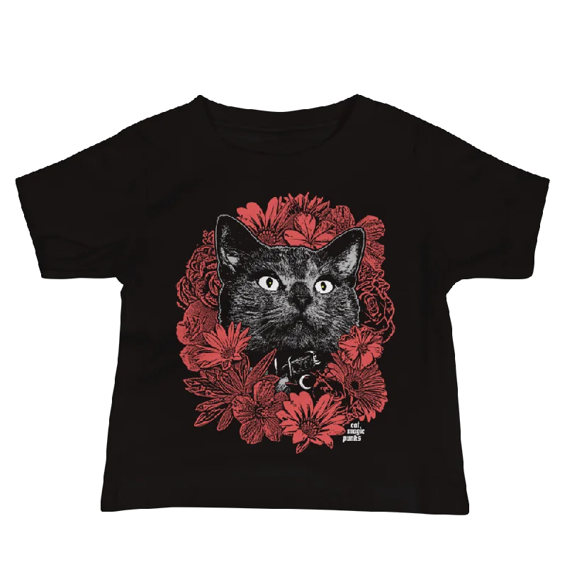 CATSOMMAR Red Flowers Baby Shirt