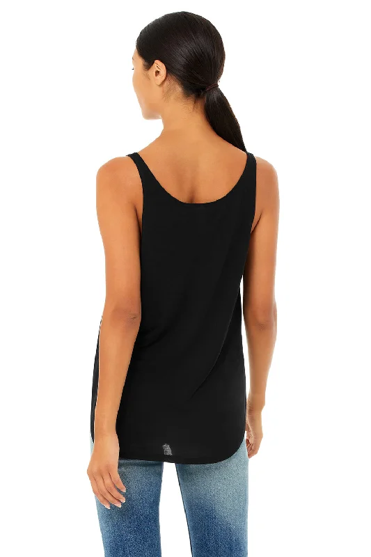 Bella + Canvas Womens Flowy Tank Top - Black