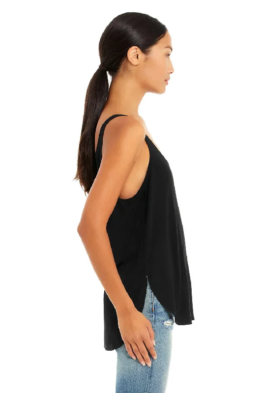 Bella + Canvas Womens Flowy Tank Top - Black