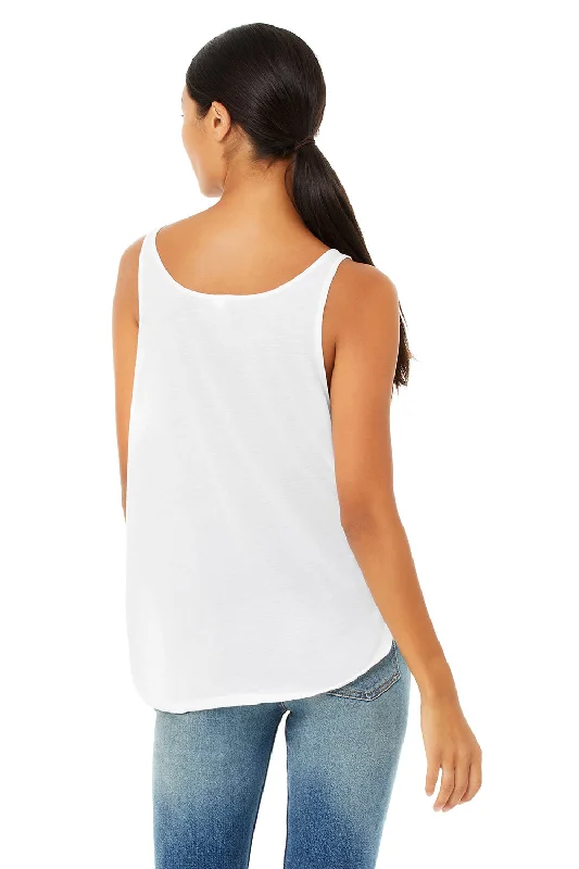 Bella + Canvas Womens Flowy Tank Top - White