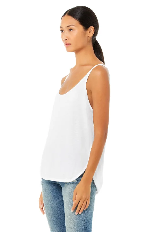 Bella + Canvas Womens Flowy Tank Top - White