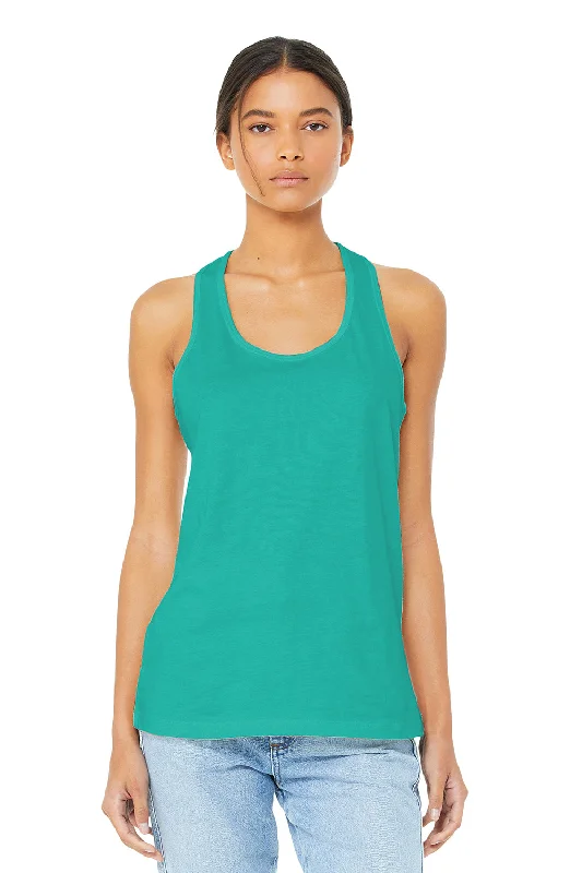 Bella + Canvas Womens Jersey Tank Top - Teal Green