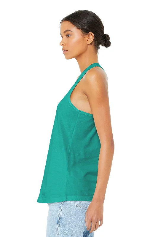 Bella + Canvas Womens Jersey Tank Top - Teal Green