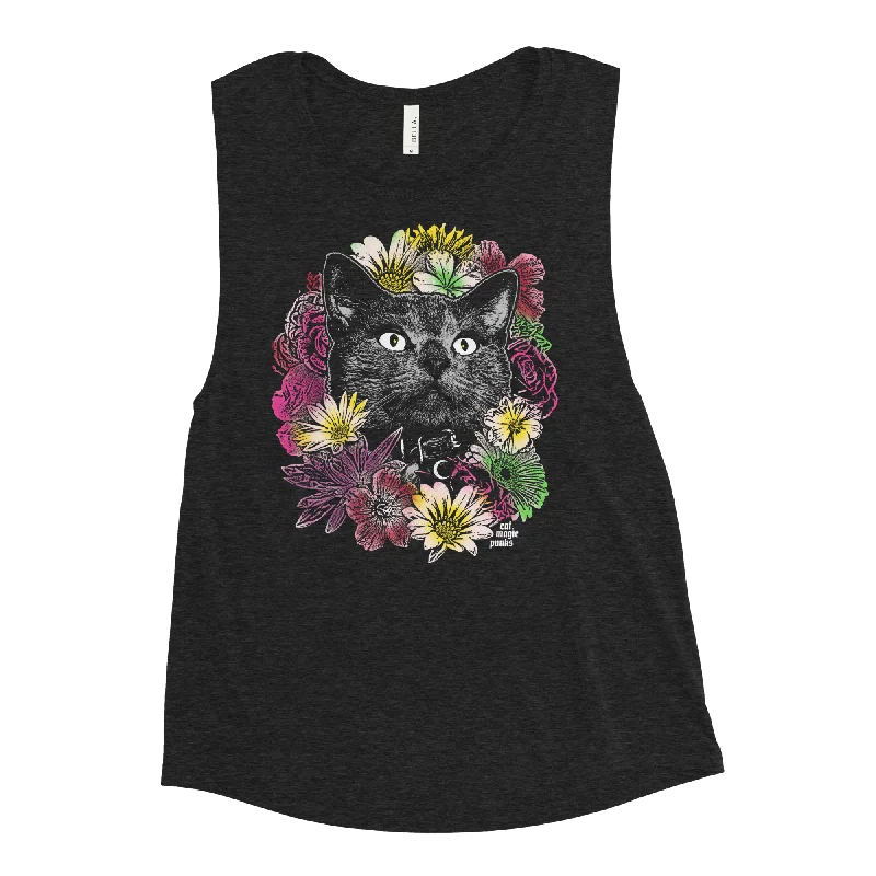 CATSOMMAR Women's Flowy Scoop Tank