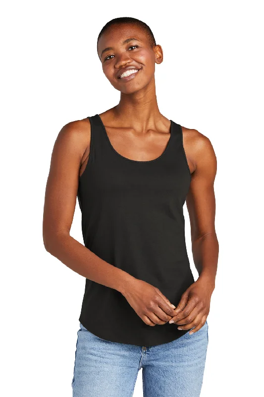 District Womens Perfect Tri Relaxed Tank Top - Black