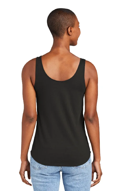 District Womens Perfect Tri Relaxed Tank Top - Black