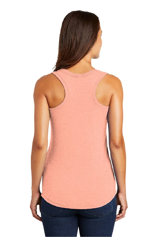 District Womens Perfect Tri Tank Top - Heather Dusty Peach