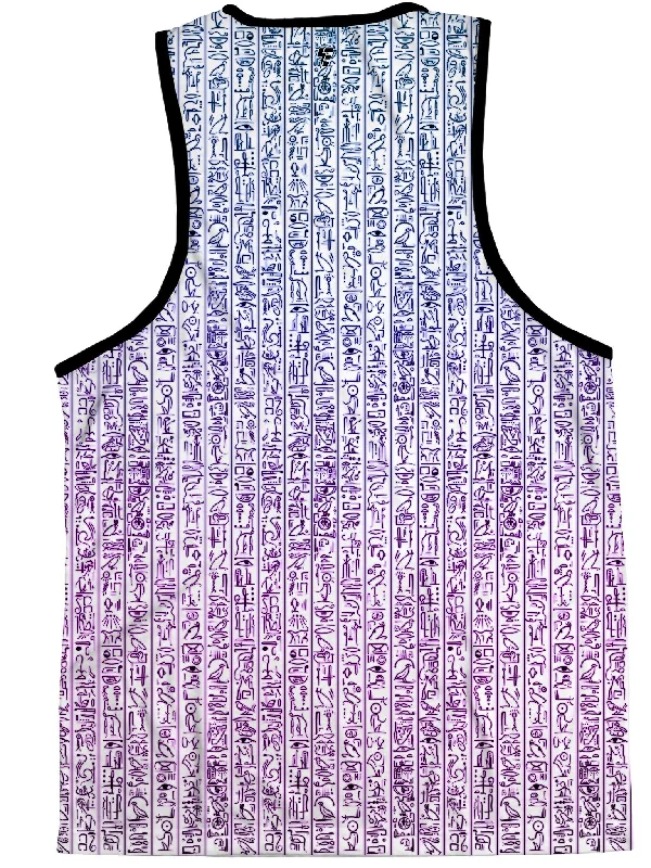 Egyptian Glyphs (Magenta) Unisex Tank Tops