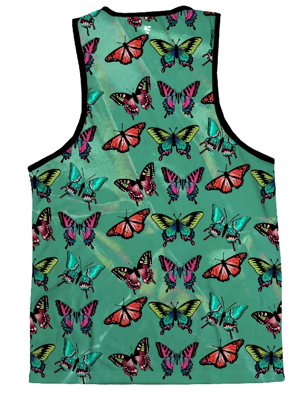 Emerald Butterfly Unisex Tank