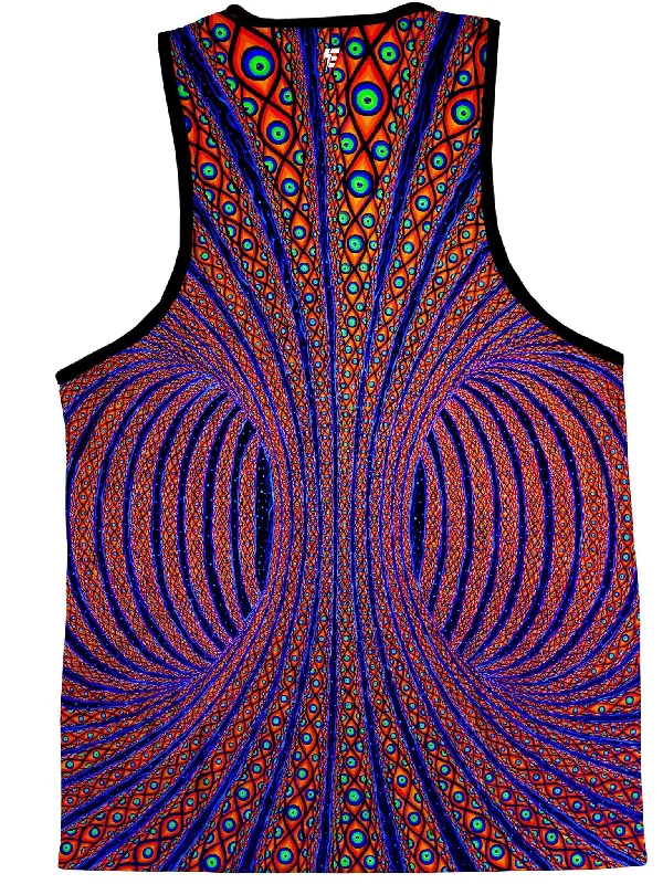 Neon All Seeing Torus Unisex Tank Top