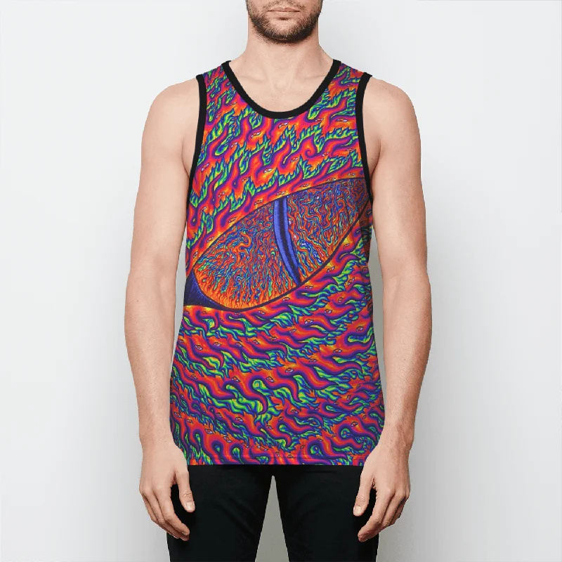 Neon Eye Of The Phoenix Unisex Tank Top