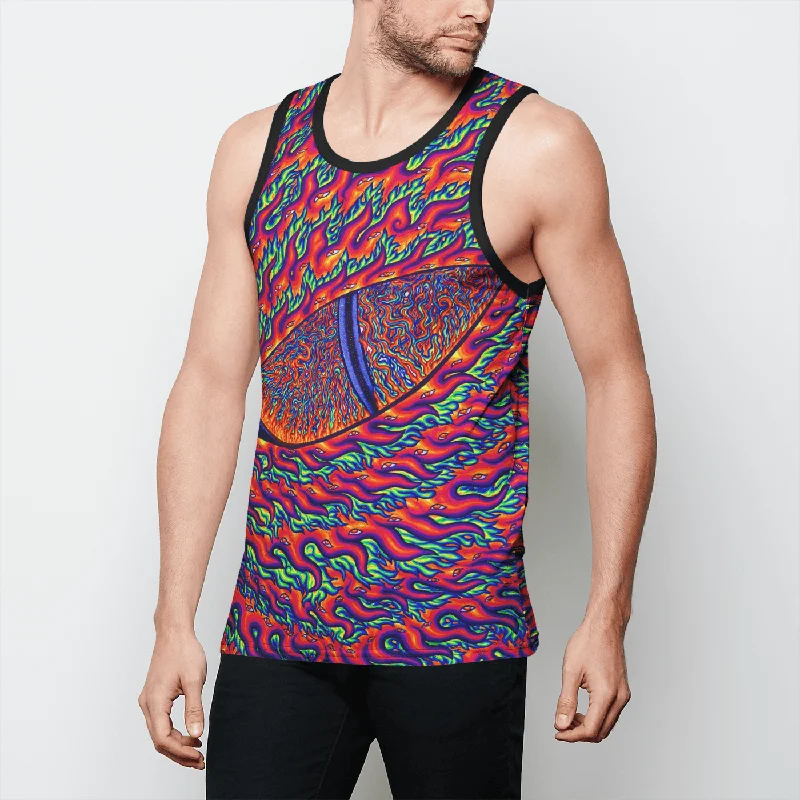 Neon Eye Of The Phoenix Unisex Tank Top