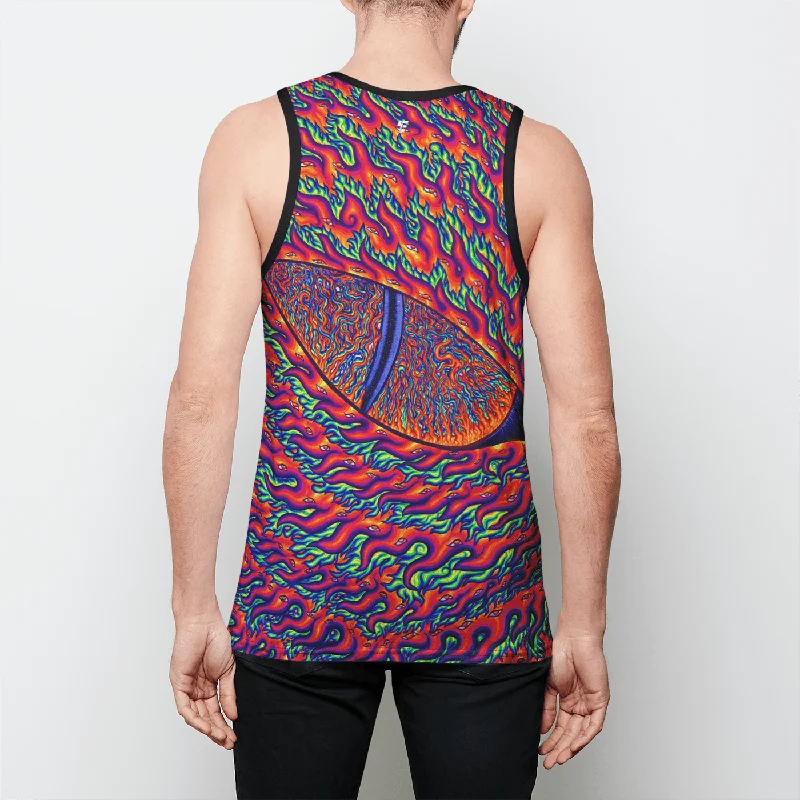 Neon Eye Of The Phoenix Unisex Tank Top