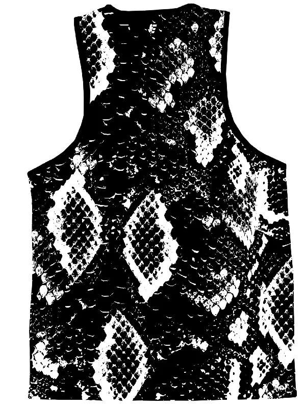 Snake Skine (Black) Unisex Tank Top