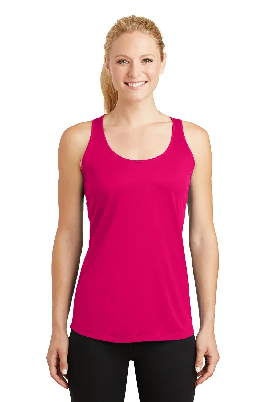 Sport-Tek Womens Competitor Moisture Wicking Tank Top - Raspberry Pink - Closeout