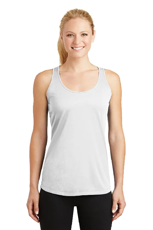 Sport-Tek Womens Competitor Moisture Wicking Tank Top - White