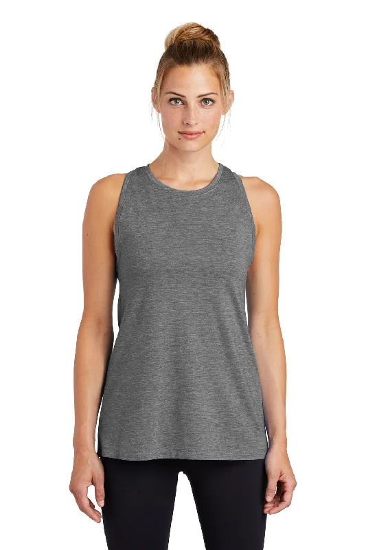 Sport-Tek Womens Moisture Wicking Tank Top - Heather Dark Grey