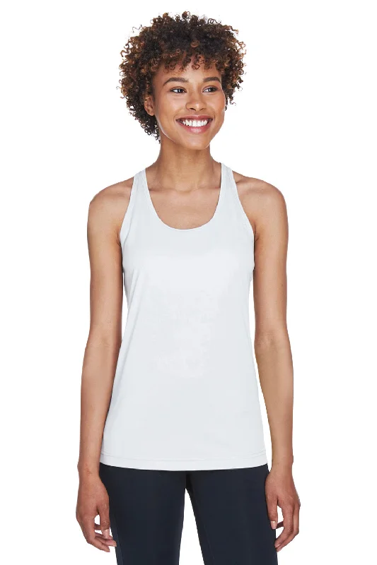 Team 365 Womens Zone Performance Moisture Wicking Tank Top - White