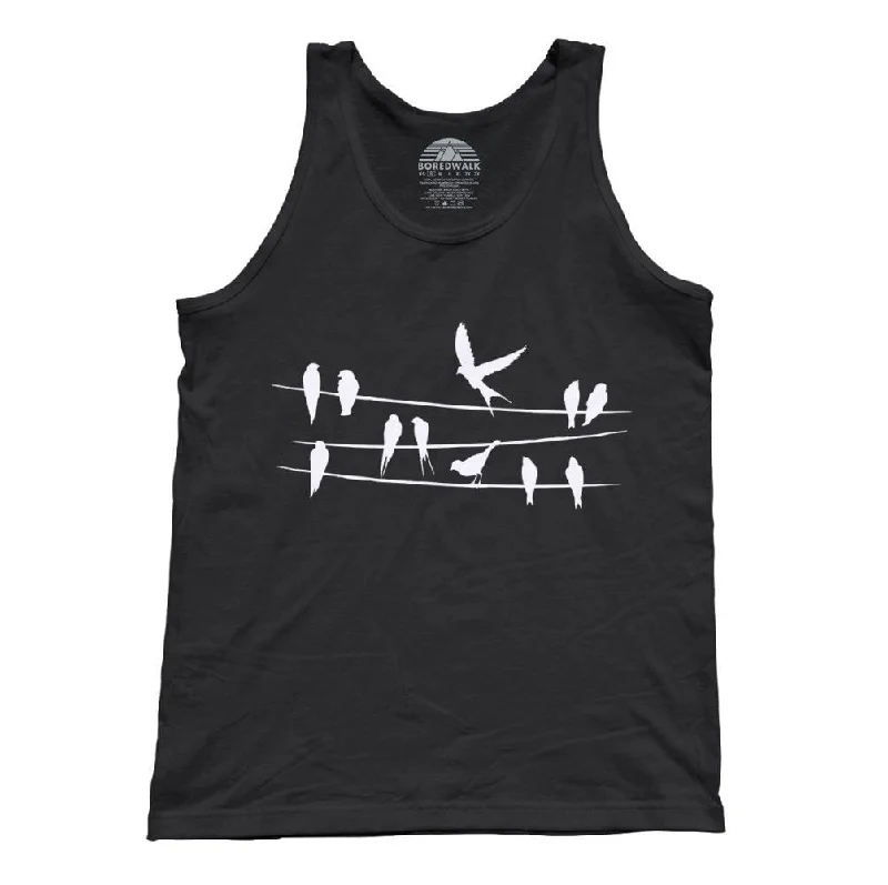 Unisex Birds On A Wire Tank Top