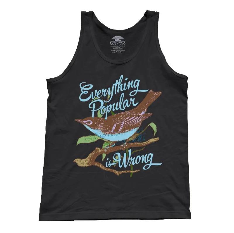 Unisex Everything Popular is Wrong Bird Tank Top