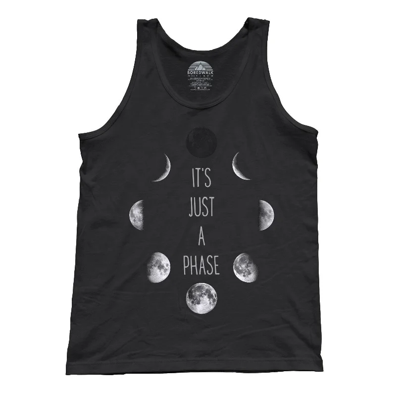 Unisex It's Just a Phase Moon Tank Top