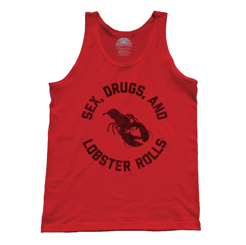 Unisex Sex Drugs and Lobster Rolls Tank Top