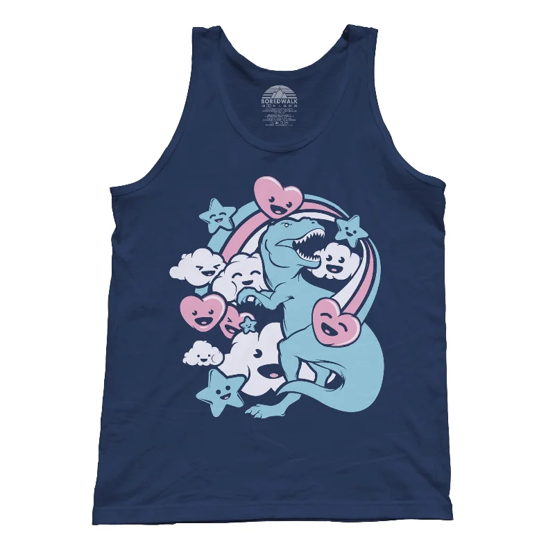 Unisex T-Rex Kawaii Adventure Tank Top - By Ex-Boyfriend