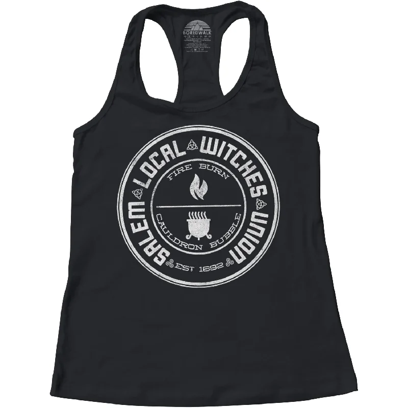 Women's Salem Local Witches Union Racerback Tank Top